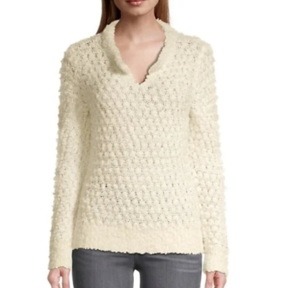 124 Rebecca Taylor Alpaca Bow Sweater XS NWT - Picture 6 of 10